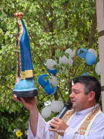 Rio Bonito do IguaÃ§u - Festa N.S. Aparecida atraÃ­ FiÃ©is em Barra Mansa do IguaÃ§u